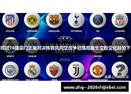欧冠16强豪门正面对决阵容风向显现争冠格局再生变新变化趋势下 欧冠16强豪门正面对决阵容风向显现争冠格局再生变新变化趋势下